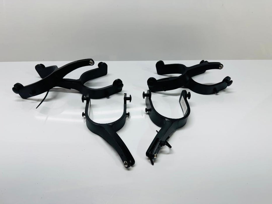 "NEW" 3" Shank Bull Riding Spurs