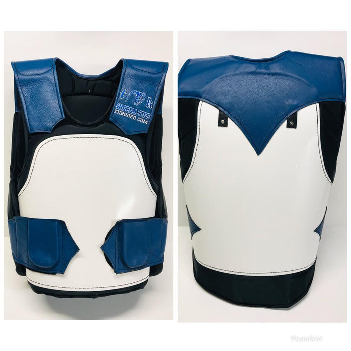 White Riding Kit PRO LEATHER RIDING VEST
