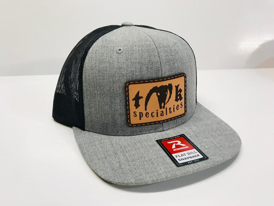 "Leather Patch" Snapback Trucker Hat