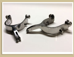 Stainless Steel Bull riding Spurs